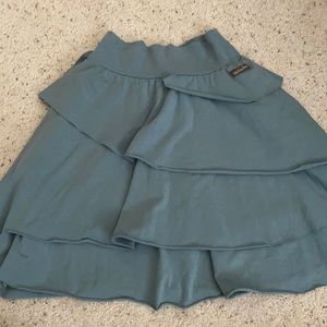Matilda Jane tiered boho skirt sage green size XS
